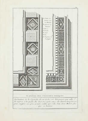 [Виньола Дж. Б. да. Правила пяти архитектурных орденов Жака Бароццио де Виньола с французским орденом и кратким трактатом по камнерезному, плотницкому, столярному и слесарному делу]. Paris, [Вторая пол. XVIII в.].